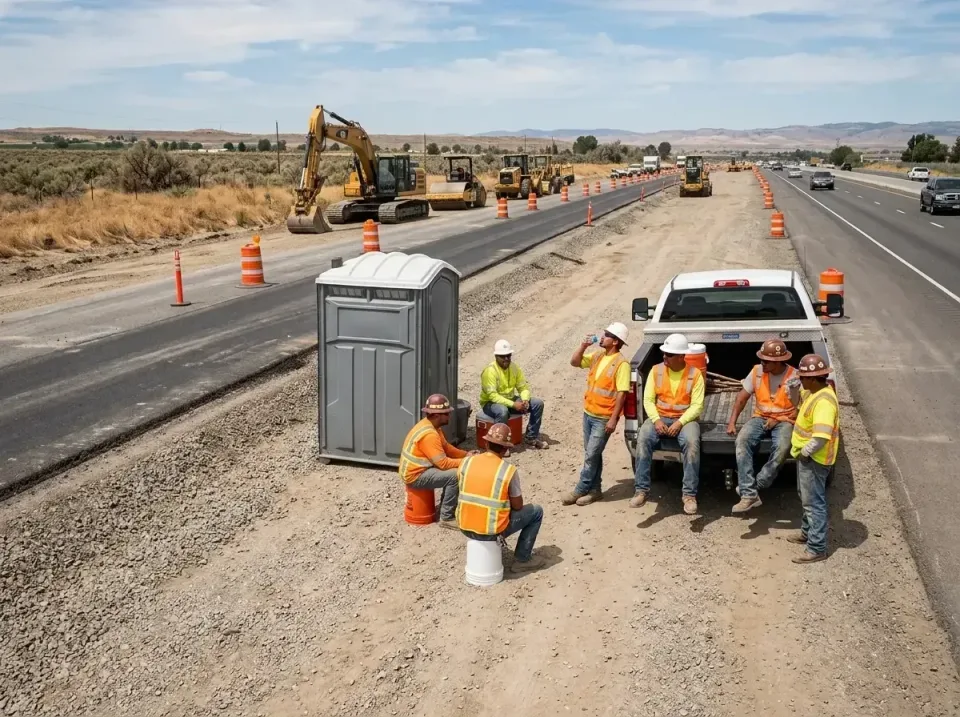 highway-road-construction-crew-007 — frequently asked questions, Porta Potty and Restroom Rentals in Muldrow, OK